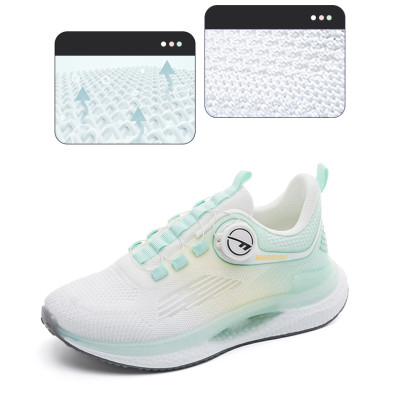 Giày thể thao nữ, giày chạy bộ đế êm nhẹ, thoáng khí đế cao su đúc, chống trơn trượt hạn chế mòn  – GNU2088