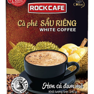 Hộp 12 gói Cà phê Sầu riêng ROCKCAFE (20g/gói)
