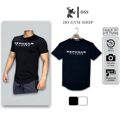 Áo thun nam thể thao DO GYM SHOP form ôm body, thun lạnh 4 chiều không xù lông