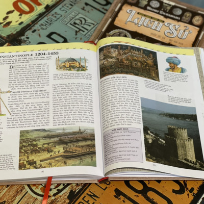 (Trọn bộ 2 tập, bìa cứng in màu toàn bộ) BÁCH KHOA TOÀN THƯ LỊCH SỬ – Á Châu Books – NXB Lao Động