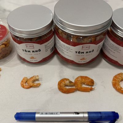Tôm khô thẻ size L