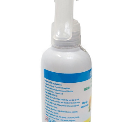 Chai xịt 150ml Biopro khử mùi diệt khuẩn kháng khuẩn Khu vực gây mùi khó chịu Khu vực nhà vệ sinh Hương chanh thơm mát