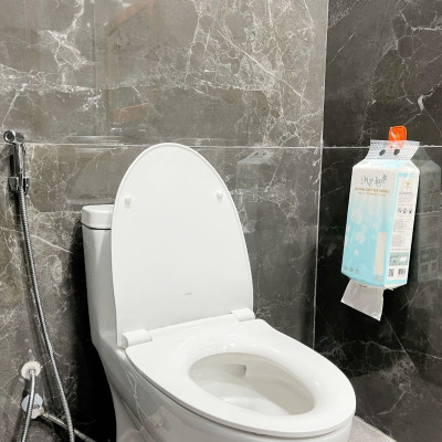 Khăn giấy rút treo tường đa năng Mylan 4 lớp bột gỗ nguyên chất an toàn tiện dụng