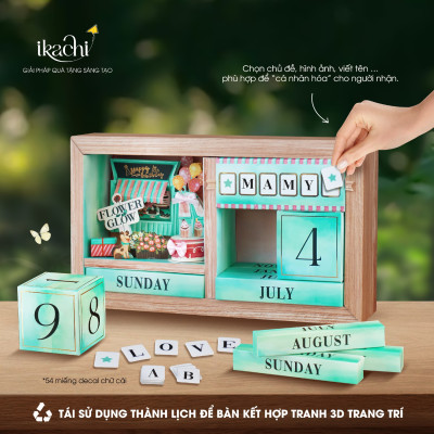 Hộp quà tặng cao cấp IKACHI - HÀNH TRÌNH HẠNH PHÚC - Hộp quà tặng có thể thay đổi thông điệp tạo dấu ấn cá nhân