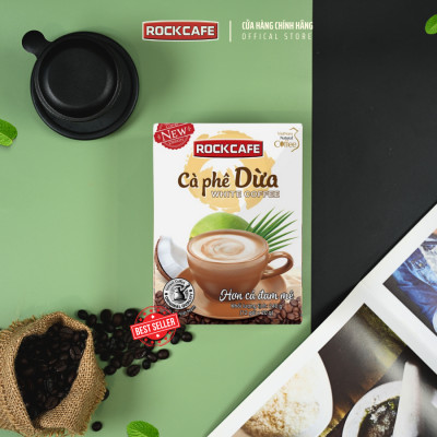 [CB] 2 hộp: Cà phê Dừa + Cà phê Khói (Hộp 12 gói x 20 gram)