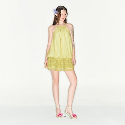 DOTTIE - Đầm bí cổ yếm - D0591