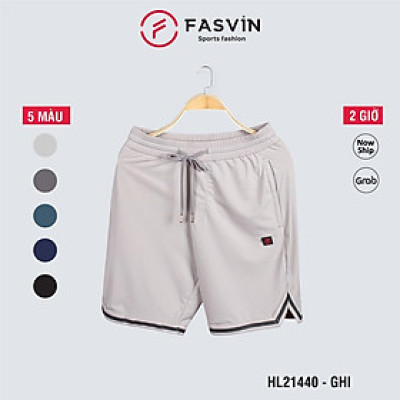 Quần short thể thao nam Fasvin HL21440.HN chất liệu cao cấp mềm mịn, không nhăn co giãn thoải mái