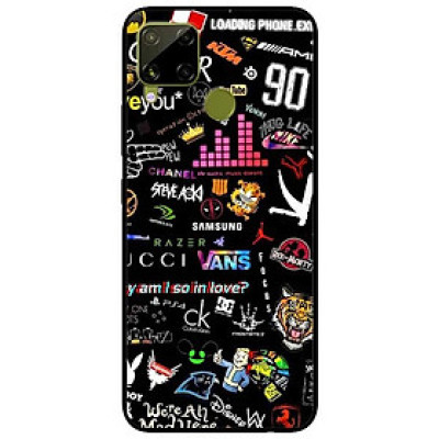 Ốp lưng dành cho Realme C15 mẫu Họa Tiết Thương Hiệu