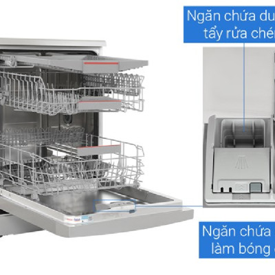 Máy rửa chén độc lập Bosch 13 bộ SMS4ECI26E - HÀNG CHÍNH HÃNG - CHỈ GIAO HCM