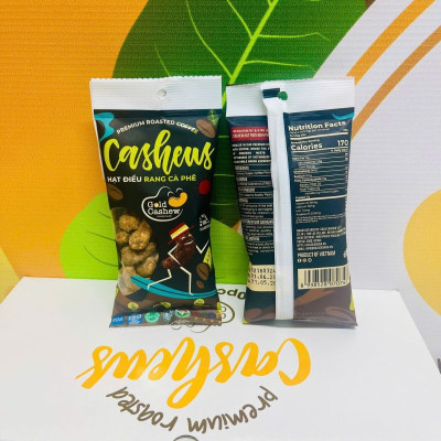 Hạt Điều Nhân Trắng Rang Cà Phê 50g