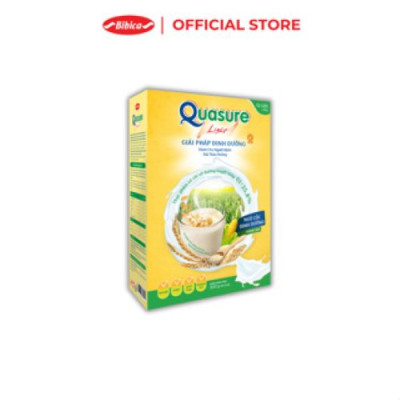 BAO BÌ MỚI- Combo 3 Hộp Ngũ Cốc Quasure Light Sữa Bibica - Giải pháp cho người ăn kiêng, tiểu đường