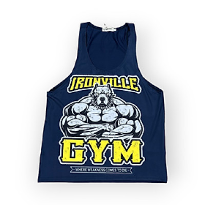 Áo ba lỗ tập gym nam DOGYMSHOP form body, thun lạnh 4 chiều thoáng mát ABBL3