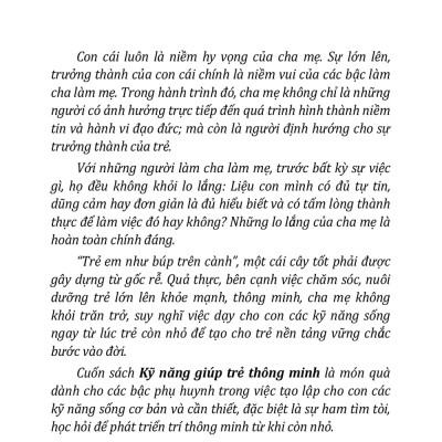 Kỹ Năng Giúp Trẻ Thông Minh