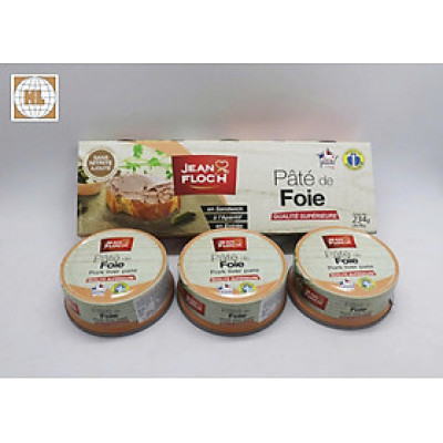 PATE GAN HEO – DE FOIE HIỆU JEAN FLOC’H LỐC 234G( 78G X3 HỘP) PHÁP