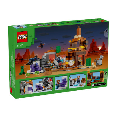 Đồ Chơi Lắp Ráp Hầm Mỏ Vùng Hoang Mạc LEGO MINECRAFT 21263 (538 chi tiết)