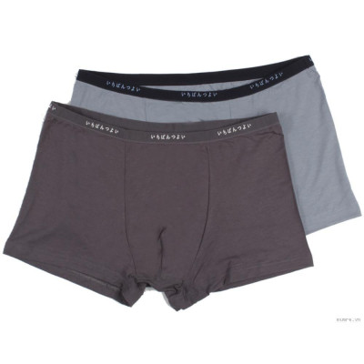 Combo 2 Quần Lót Nam Đùi Boxer Cotton Lụa – Mềm Mịn, Thoáng Khí, Co Giãn