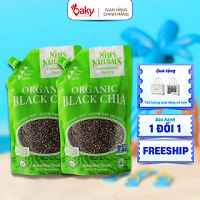 (Combo 2 Túi) Hạt Chia Ned Nature  Nhập Khẩu Mỹ - Túi 400g