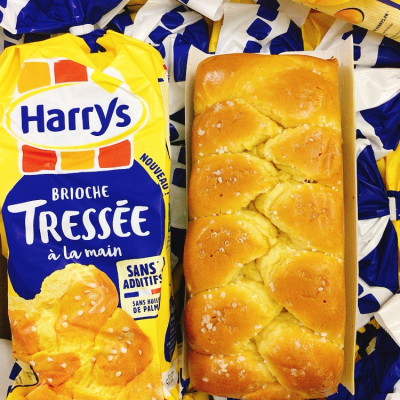 Combo 5 bánh mì Hoa cúc Harrys Brioche Tressée 500g 