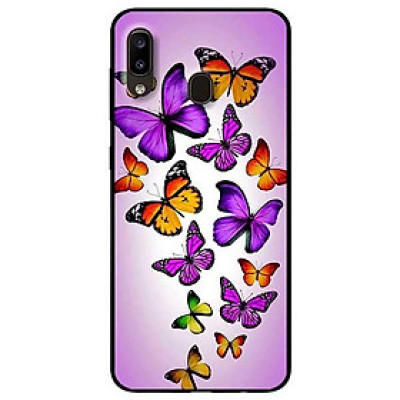 Ốp lưng dành cho Samsung A12 - A20 / A30 - A20s mẫu Bướm Tím Bay