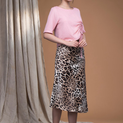 Váy đuôi cá beo lụa cát LM102404 [BST Da Beo]