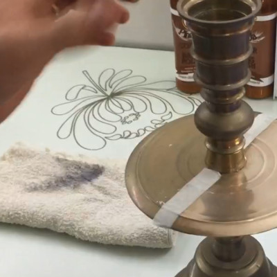 Dung dịch lau bóng đồ dùng bằng đồng thau inox Howard Pine-Ola Copper & Brass Polish CB0008 236ml