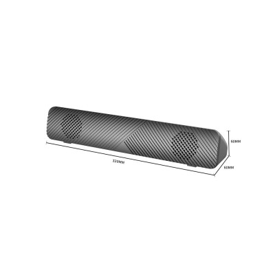 Loa có dây 3.5mm SADA V-108 siêu trầm cho máy tính có hỗ trợ USB