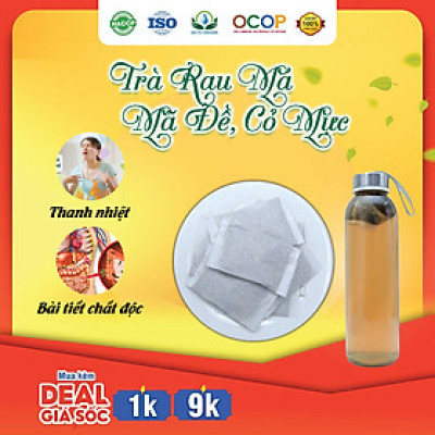 Trà Rau Má Mã Đề Cỏ Mực Hộp 30 Túi Lọc Của Siêu Thị Thiên Nhiên