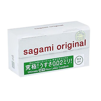 Bao Cao Su Sagami Original 0.02 - Hộp 12 Gói