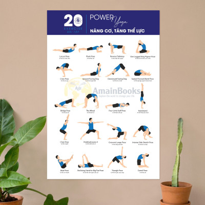 Tranh Các Động Tác Power Yoga – Sự Tinh Tế của Năng Động và Tinh Thần