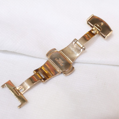 Khóa bướm chống hằn dây đồng hồ da