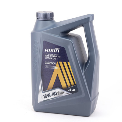 Dầu Nhớt Bán Tổng Hợp AISIN Econtech+ CF4/SG 15W40 4 Lít ECSF1544PB - Nhập Khẩu Chính Hãng