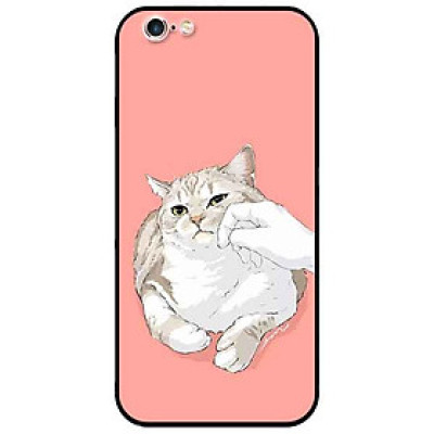 Ốp lưng in cho Iphone 6 Plus/ 6s Plus Mẫu Mèo Mập
