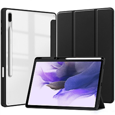 Bao da mặt lưng trong suốt dành cho Samsung Galaxy Tab S10 FE/S9/S9 FE/S9 Plus/S9 FE Plus/S9 Ultra/Tab A9/A9 Plus hiệu Zaki  - Hàng Nhập Khẩu