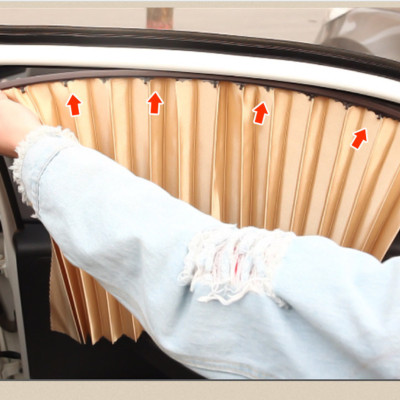 BỘ 4 RÈM VẢI CHE NẮNG CÁNH CỬA THÔNG MINH TRÊN XE HƠI TẶNG KÈM THẺ ĐỖ XE