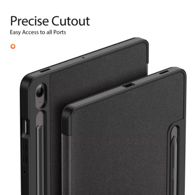 Bao da Dux Ducis Domo dành cho Samsung Galaxy Tab S10 Ultra , Tab S10 Fe Plus , Tab S10 Fe , Tab S10 Plus  có khay đựng bút - Hàng chính hãng