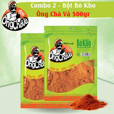 Combo 2 Túi Bột Bò Kho Ông Chà Và 500g (Beef Stew seasoning powder)