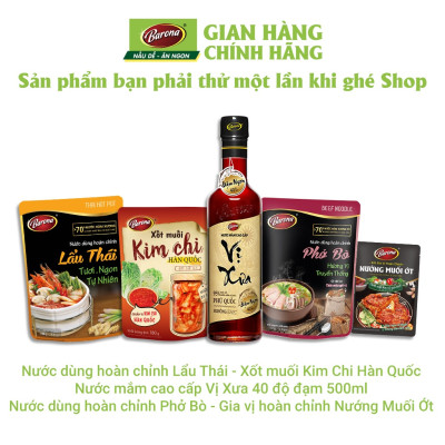 Xốt gia vị hoàn chỉnh Barona - Thịt Nướng (dạng Hũ) 260gr