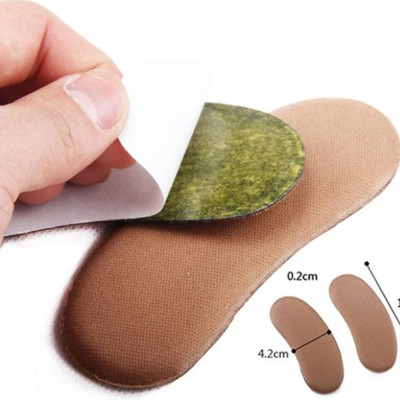 4 miếng lót gót giày vải êm chân, lót đệm gót