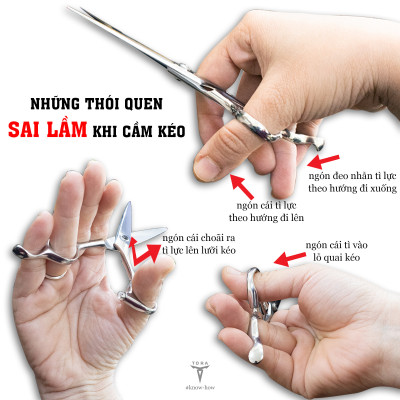 Kéo cắt tóc TORA HB-365S