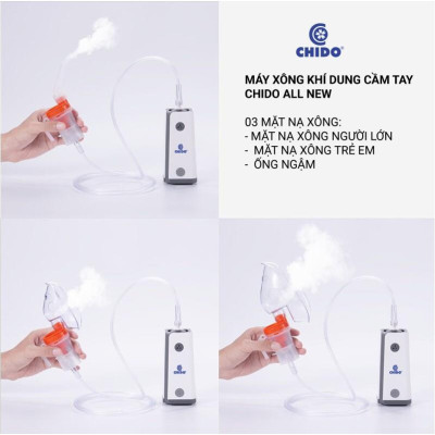 Máy Xông Khí Dung Cầm Tay CHIDO Phiên Bản Mới All New 2023