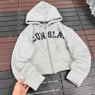 Áo khoác nỉ dây kéo ICONSLAB bao đẹp ngộ nghĩnh-A2099