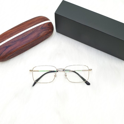 Kính Chống Nhức Mỏi Mắt Gọng Titan KAVI A8 Màu Vàng