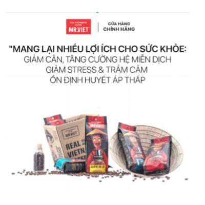 Cà Phê Rang Xay Túi Good Morning Vietnam MR.VIET (250g/Túi)