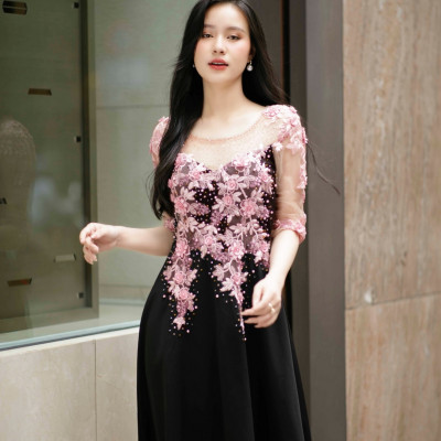 Đầm xòe dự tiệc sang trọng - quý phái