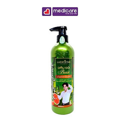 Dầu Gội Lucky Star Tinh Chất Bưởi Cao Cấp 850ml