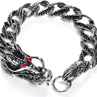 Vòng tay họa tiết rồng nam tính vtnu01