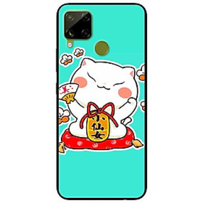 Ốp lưng dành cho Realme C15 mẫu Mèo May Mắn 5