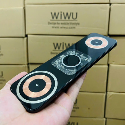 DOCK SẠC KHÔNG DÂY TRONG SUỐT WIWU MATRIX 3IN1 WI-W010 TƯƠNG THÍCH VỚI TẤT CẢ CÁC THIẾT BỊ SẠC KHÔNG DÂY, THIẾT KẾ TRONG SUỐT, CHẤT LIỆU CAO CẤP - HÀNG CHÍNH HÃNG