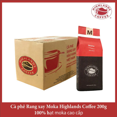 Moka Blend Cà phê Rang xay Moka Highlands Coffee 200g