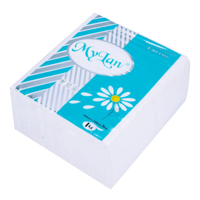 KHĂN GIẤY VUÔNG NAPKIN MYLAN CAO CẤP 24x24 SIÊU TIẾT KIỆM 1KG/GÓI
